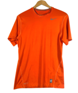 Nike Pro Combat Shirt Dri Fit Fitted Orange Size Small Mens Running Workout - $440.33 MXN