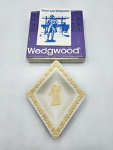 Wedgwood Primrose &amp; White Diamond Shaped Sweet Dish Collectors Society B... - $37.13