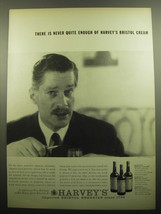 1957 Harvey's Sherry Ad - There is never quite enough of Harvey's Bristol Cream - $18.49