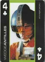 WEDGE ANTILLES 2011 STAR WARS HEROES 4 of CLUBS PLAYING CARD - £1.36 GBP