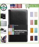 Stylish Business Card Organizer in Black - Holds 240 Name &amp; Credit Cards - $23.90 CAD