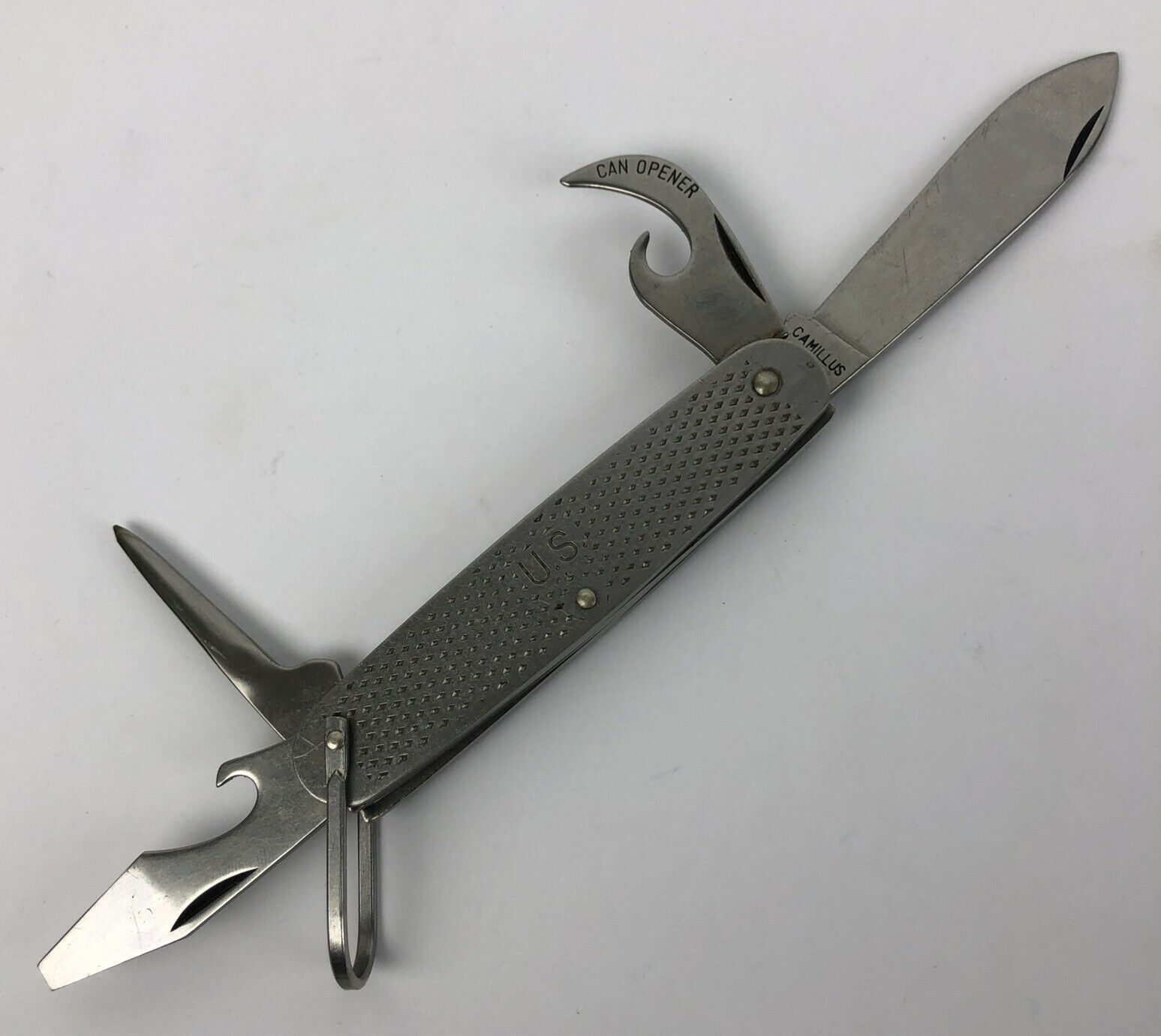Vintage 4 Blade CAMILLUS 1978 US Military Navy Survival Pocket Knife USA... - $100.00