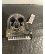 Schmid Mickey Mouse Grand Piano Music Box Plays MM Club Song Clear Lucit... - £20.97 GBP