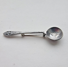 VINTAGE FINE ARTS STERLING SILVER SPOON PIN BROOCH PAT. 2066969 - $820.99 MXN