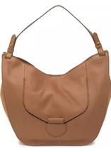 LUCKY BRAND Hobo Leather/Suede Bag color Cognac/Tan New With Tag - £105.22 GBP