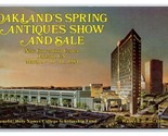 1984 San Francisco Spring Antique Show California CA UNP Chrome Postcard Z2 - $1.93