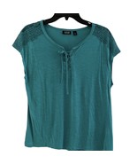 A.N.A. Size M Medium Tee Shirt Womens Sleeveless Ties V-Neck Lightweight... - $9.89