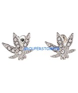 Weed Earrings New Marijuana Leaf with Rhinestones Kush Cannabis 420 Post... - $14.99