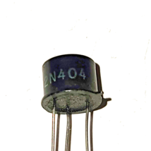 2N404 GE xref nte102 PNP Germanium Transistor NOS Black Hat - £3.50 GBP