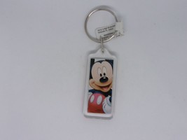 Classic Disney Mickey Mouse Smiling Face Standing Pose Keychain Souvenir Keyring - £12.99 GBP