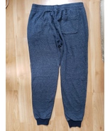 hollister mens dark blue small sweat pants - $42.00