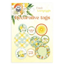 Fresh Lemonade Double-Sided Cardstock Tags 9/Pkg- 01 P13LEM21 - £12.81 GBP