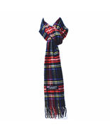 Black Red Stewart Cashmere Scarf Scarves Scotland Mens Womens - £11.17 GBP