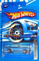 Hot Wheels 2006 Motown Metal Series #87 &#39;65 Mustang Blue w/ Clear Windows PR5s - £4.63 GBP