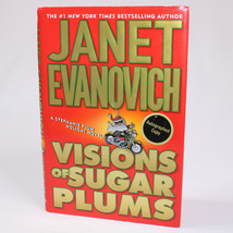 SIGNED Visions Of Sugar Plums By Janet Evanovich 1ST/1ST Hardcover Book With DJ - £18.42 GBP
