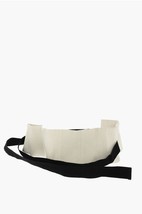 Brunello Cucinelli Corset Wide Cotton Beige Black Waist Belt New - £237.35 GBP
