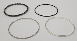 AR4) Mixed Lot of 4 Junk Drawer Costume Jewelry Woman Bracelets - $9.89