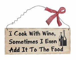 Wine Wood Wall Art Funny Vintage Kitchen Sign Hanging Dining Room Decoration New - £6.43 GBP