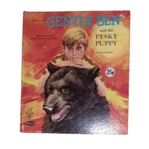 Tell-A-Tale Gentle Ben and the Pesky Puppy Whitman 1969 Children&#39;s Book Vintage - $6.99