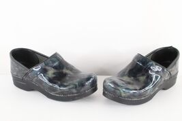 Dansko Womens EU 39 US 8.5 9 Marbled Patent Leather Slip On Clogs Mules ... - $899.87 MXN
