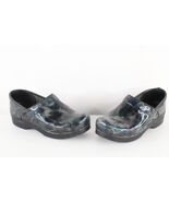 Dansko Womens EU 39 US 8.5 9 Marbled Patent Leather Slip On Clogs Mules ... - $899.87 MXN