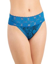 MSRP $15 Jenni Women&#39;s Lace-Trim Thong Underwear Blue Size 2XL - £5.02 GBP