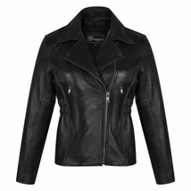 Women&#39;s Standard Leather Braid/Stud Motorcycle Leather Jacket Vance Leather - £134.29 GBP+