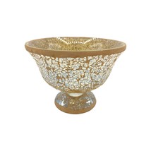 Crackle Glass Mosaic Candy dish - $29.69