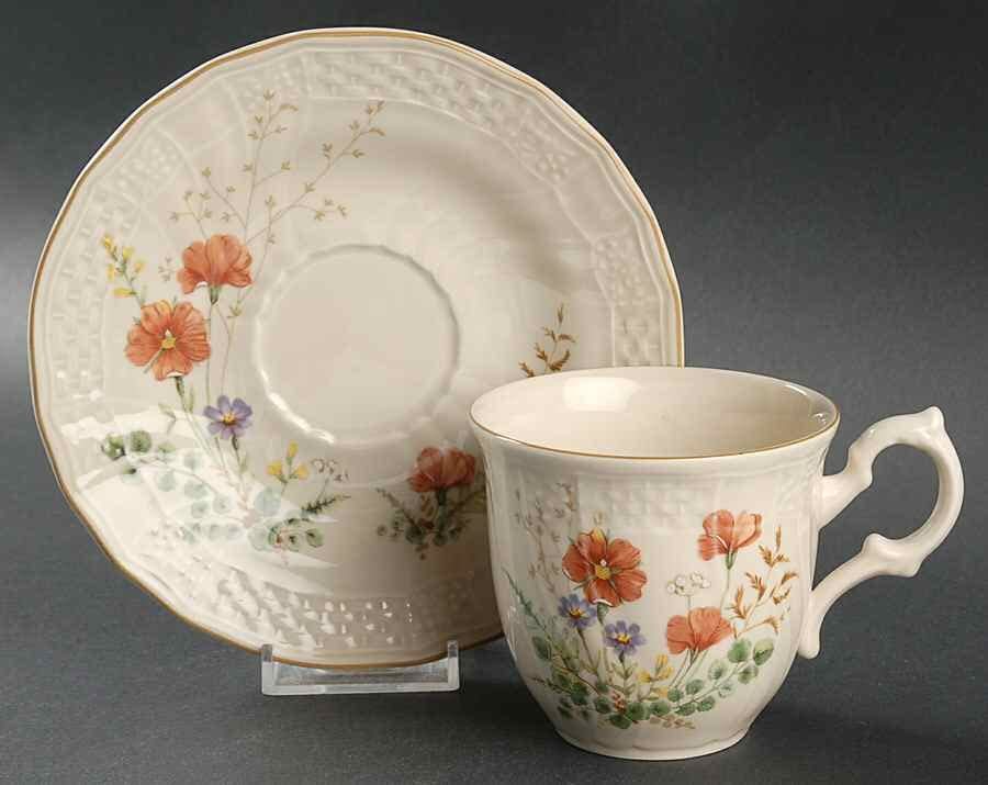 Mikasa Margaux Cup & Saucer - $23.99