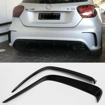 Rear Bumper Side Vent Flicks Canards for Mercedes A Class W176 A200/220 ... - £24.18 GBP