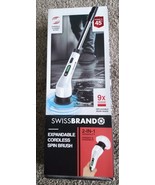 SWISSBRAND Rechargeable Cordless Electric Turbo Spin Brush Scrubber Cleaner - $20.00