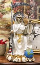 Ebros White Robe Holy Death Santa Muerte Day of The Dead Protection Figurine - £37.56 GBP