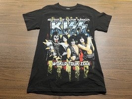 KISS 2014 “40th Anniversary” Tour Men’s Black T-Shirt - Small - $17.99