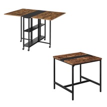 Folding Dining Table And Square Kitchen Dining Table Bundle, For Dining, Living  - $298.99