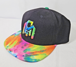 Into the AM Tie Dye Rainbow Black Hat Cap Snapback Embroidered Logo - $223.99 MXN