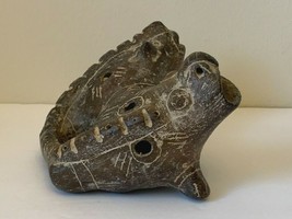 Pre Columbian Carved Stone Ocarina Art Sculpture - £157.48 GBP