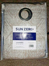 Lichtenberg Sun Zero Grommet Panel Energy Efficient Room Darkening Curtain 50x84 - £17.85 GBP
