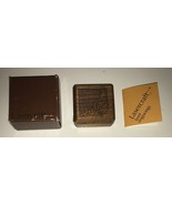 Vtg Pocket Tape Measure Solid American Walnut Lasercraft 72&quot; Optical Eng... - €41,79 EUR