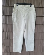 Wilfred Free High Rise Straight Leg Pants Beige Women Sz 12 - $45.55 CAD