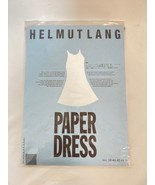 Helmut Lang Ultra Rare Vintage 1990 PAPER DRESS Brand New in Package - $6,154.68 CAD