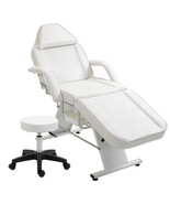 Massage Salon Tattoo Chair with Two Trays Esthetician Bed with Hydraulic... - £206.53 GBP