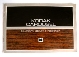 Kodak Carousel Custom 860H Projector Instruction Manual - £7.73 GBP