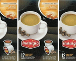 Indulgio Sweet &amp; Salty Caramel Cappuccino Single Serve Cups 12 Count - P... - £37.64 GBP