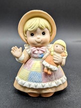 Homco  Little Girl With Doll.  Porcelain Figurine. Very Sweet..EUC - £7.07 GBP