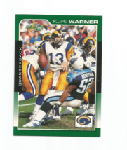 Kurt Warner (St. Louis Rams) 2000 Score Card #182 - £3.92 GBP