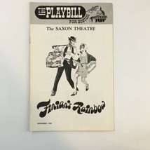 1968 Playbill The Saxon Theatre Fred Astaire &amp; Petula Clark in Finians Rainbow - £22.67 GBP