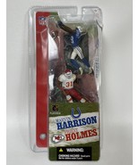 Marvin Harrison &amp; Priest Holmes Signed Autographed McFarlane Figures In ... - £31.33 GBP