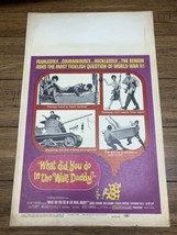What Did You Do In The War Daddy 1966 Original Window Card Movie Poster ... - $54.45