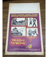 What Did You Do In The War Daddy 1966 Original Window Card Movie Poster ... - $1,038.61 MXN