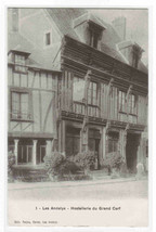 Hotellerie du Grand Cerf Les Andelys France postcard - $6.44